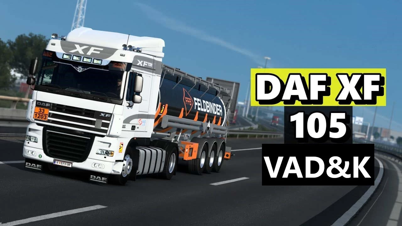 Daf xf 105 by vad&k v7.18 1.60 0
