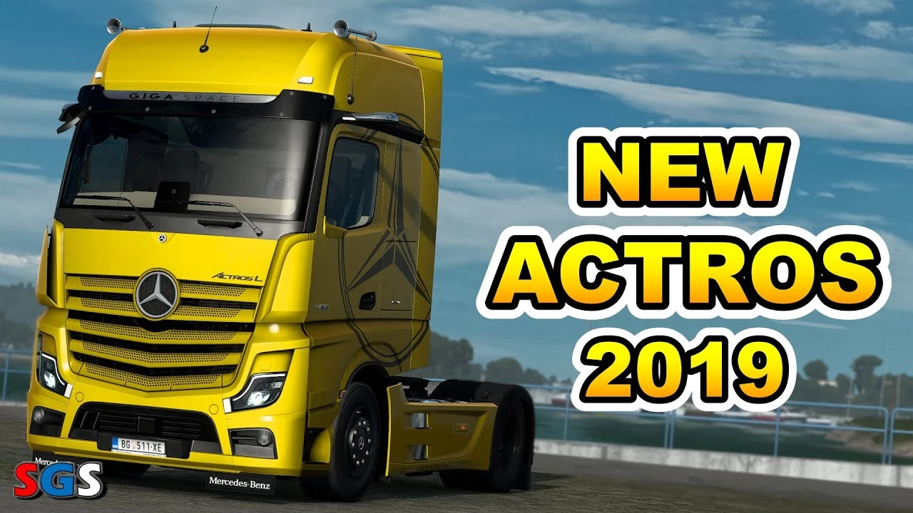 Mercedes benz new actros 2019 v1.60 0